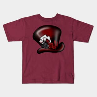 Red Magic Hat Kids T-Shirt